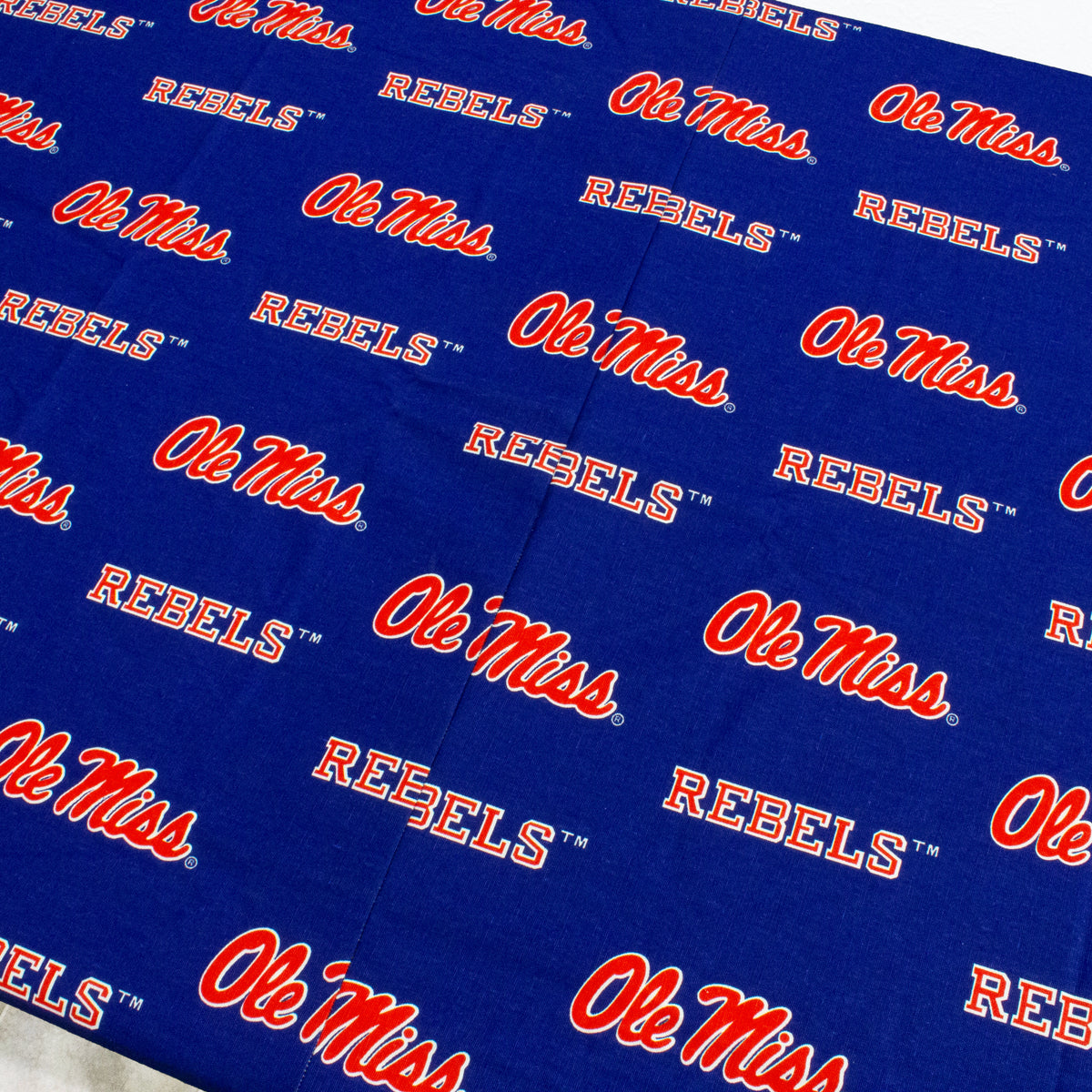 Ole Miss Rebels Fitted Table Cover / Tablecloth: 3 Sizes Available