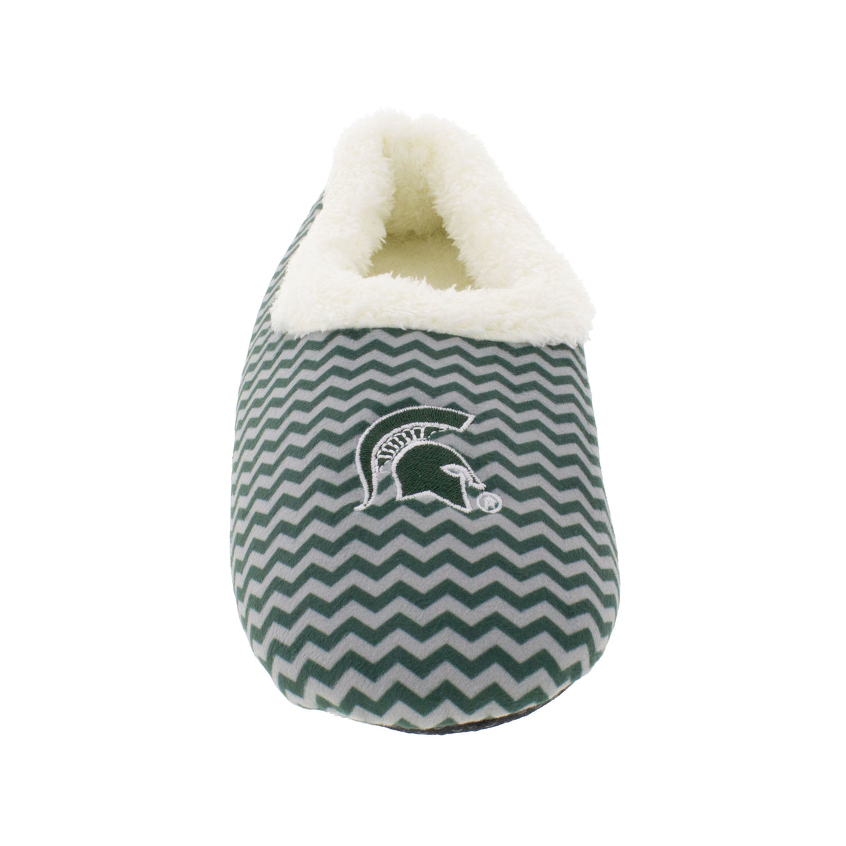Michigan State Spartans Chevron Slip On Slippers