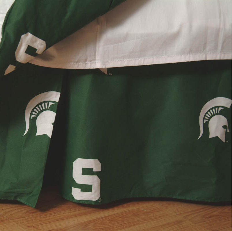 Michigan State Spartans Dust Ruffle