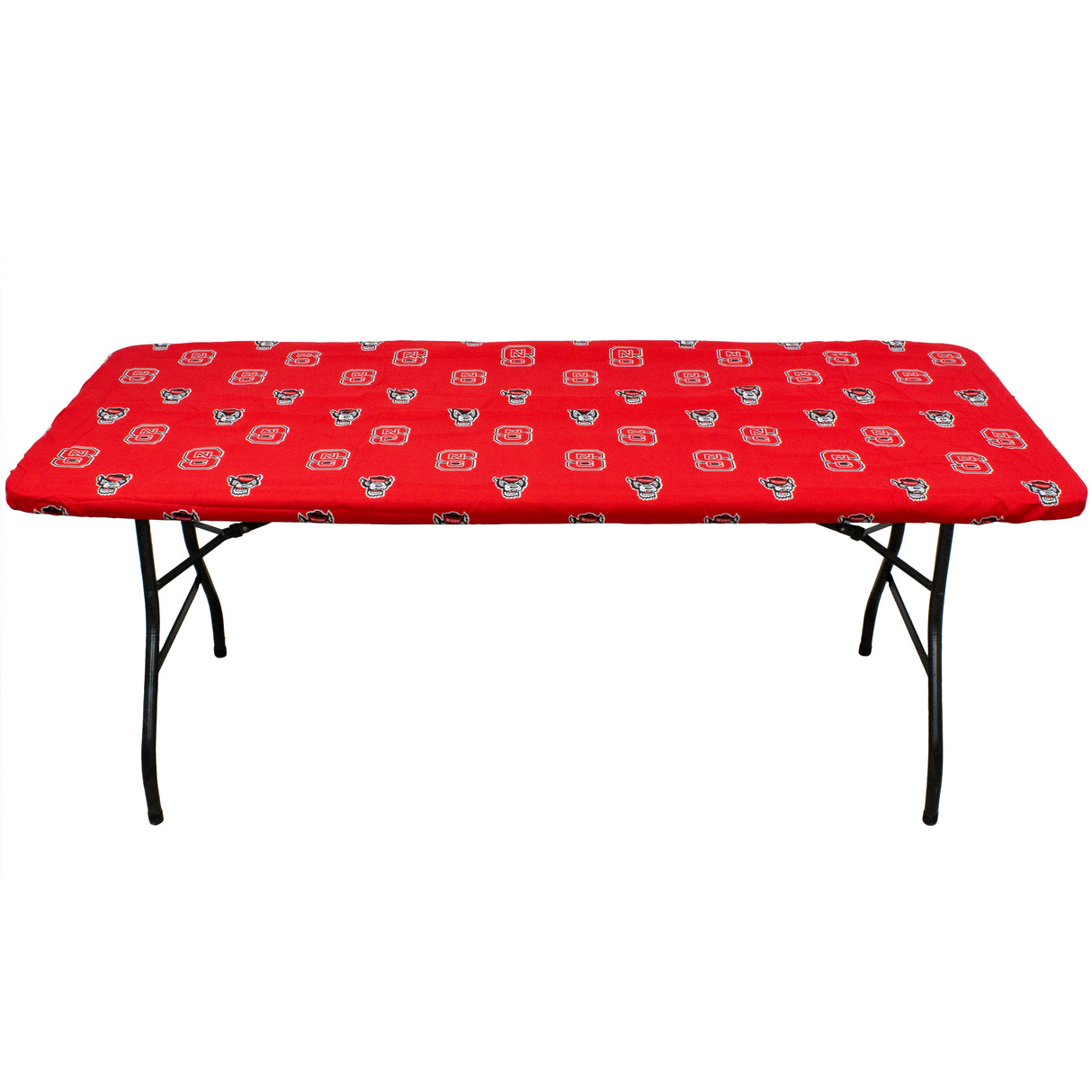 North Carolina State Wolfpack Fitted Table Cover / Tablecloth:  3 Sizes Available