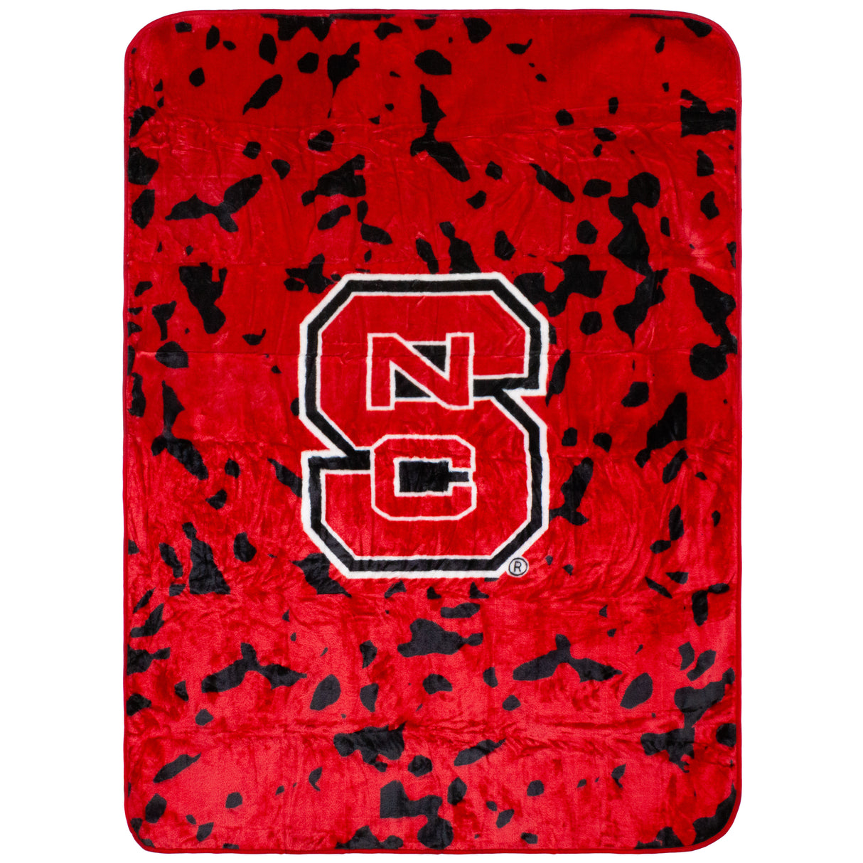 North Carolina State Wolfpack Plush Throw Blanket, Bedspread, 86" x 63"