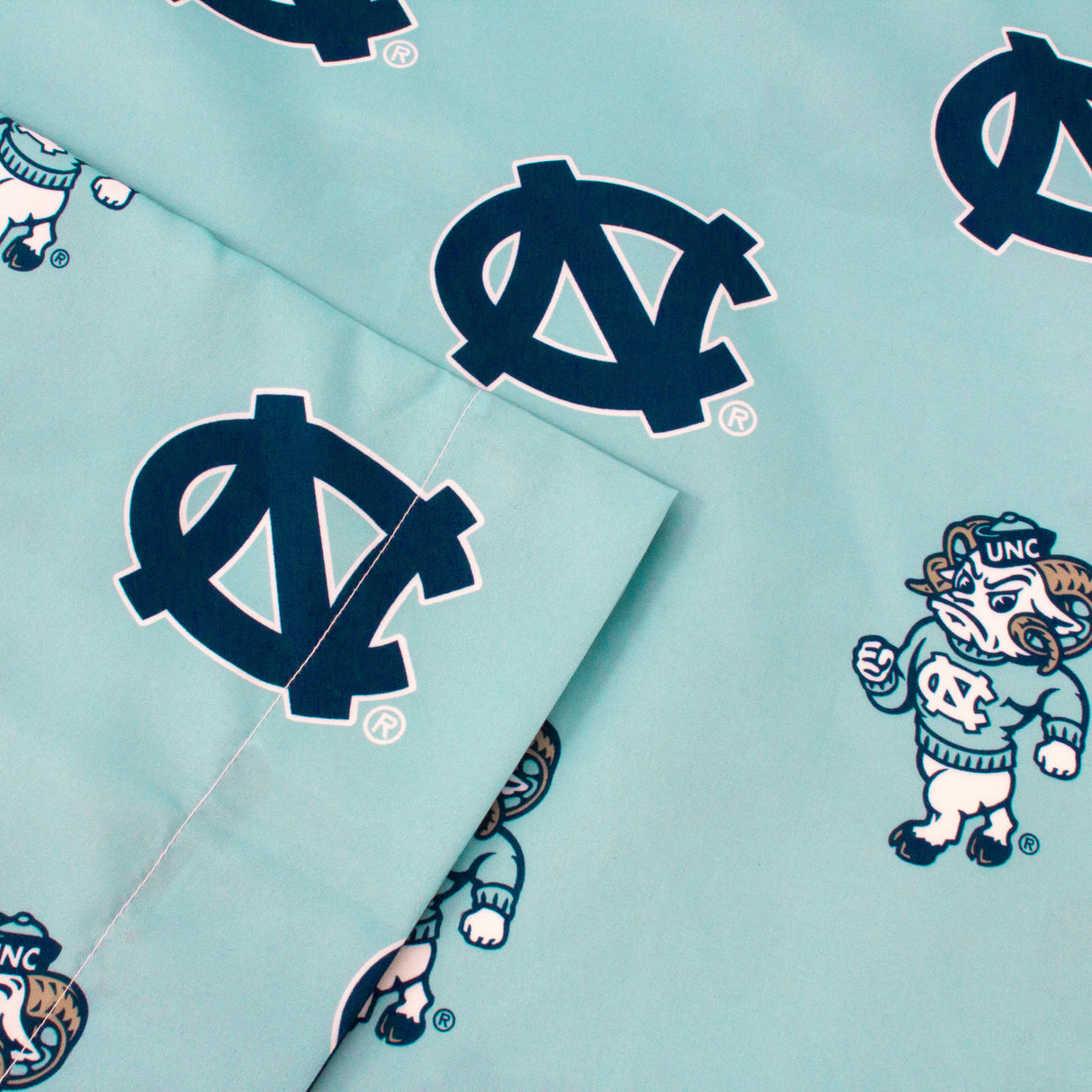 North Carolina Tar Heels Body Pillow Pillowcase