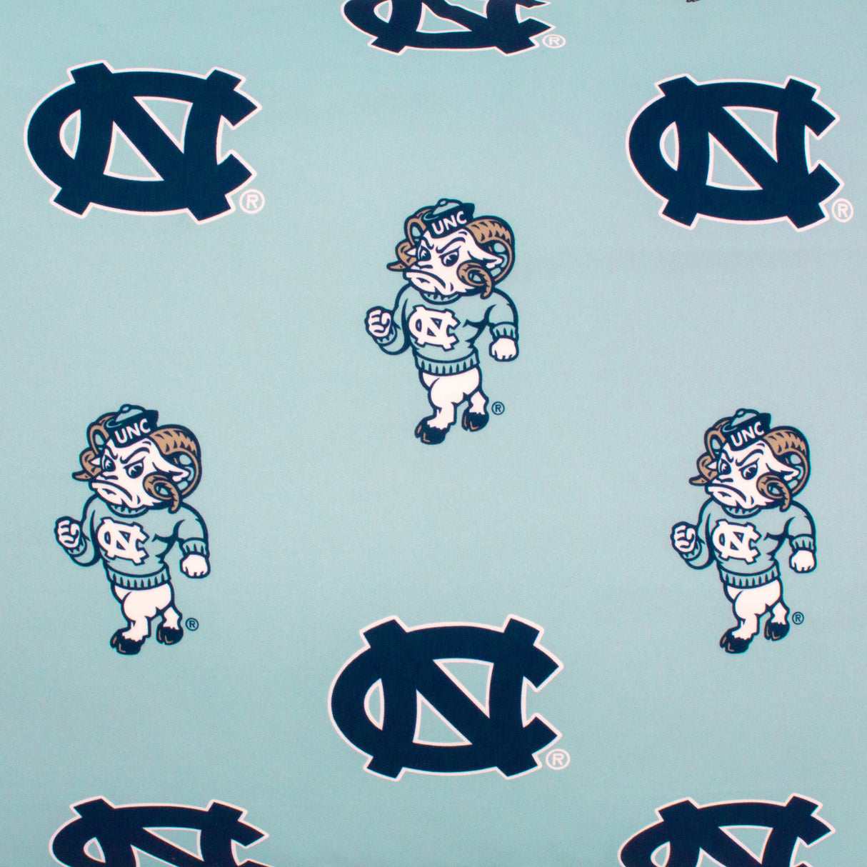 North Carolina Tar Heels Body Pillow Pillowcase