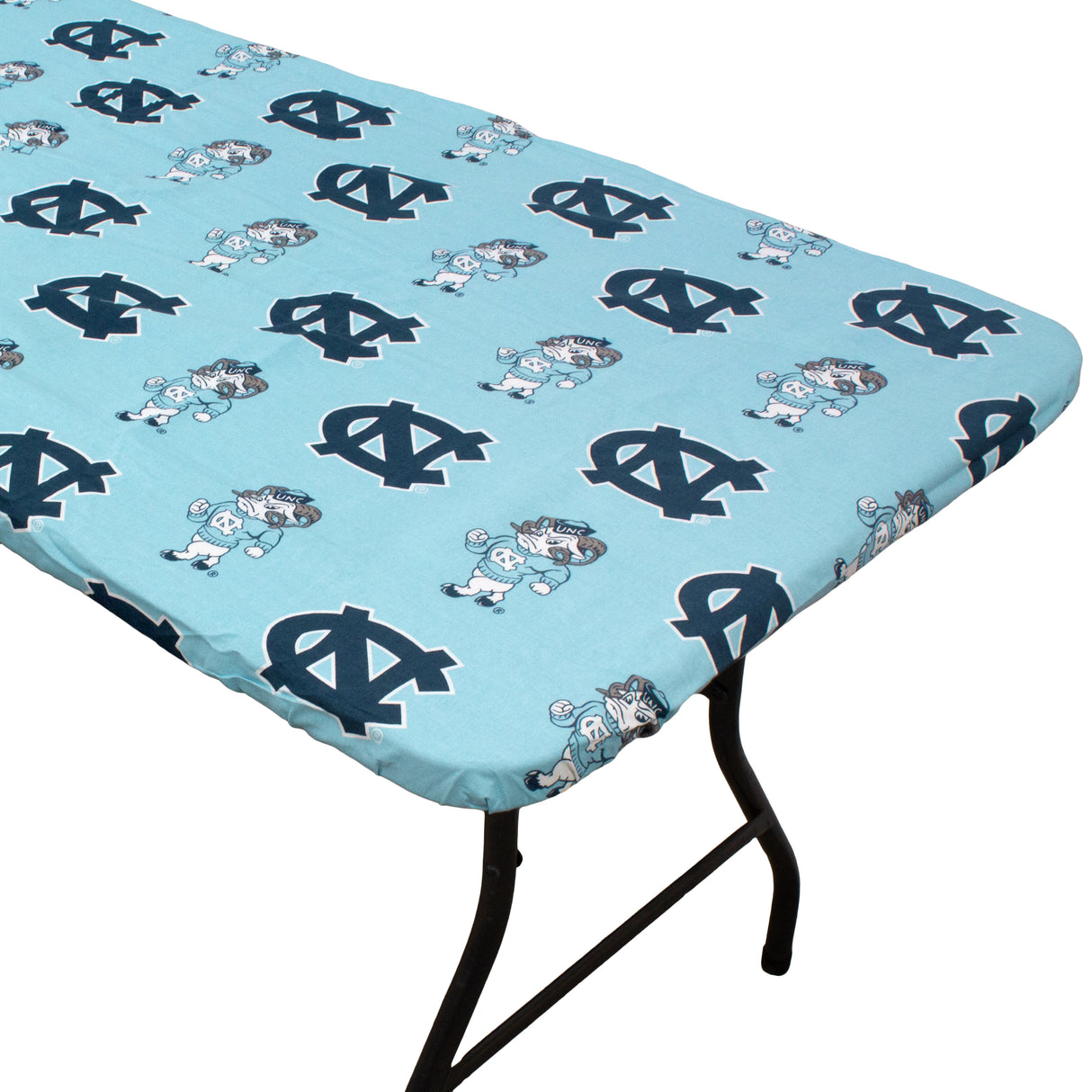 North Carolina Tar Heels Fitted Table Cover / Tablecloth:  3 Sizes Available