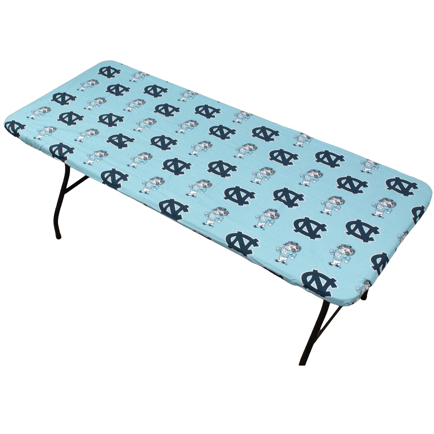 North Carolina Tar Heels Fitted Table Cover / Tablecloth:  3 Sizes Available