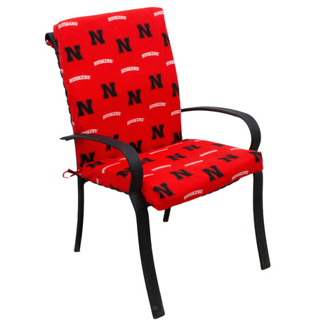 Nebraska Huskers Two Piece Chair Cushion
