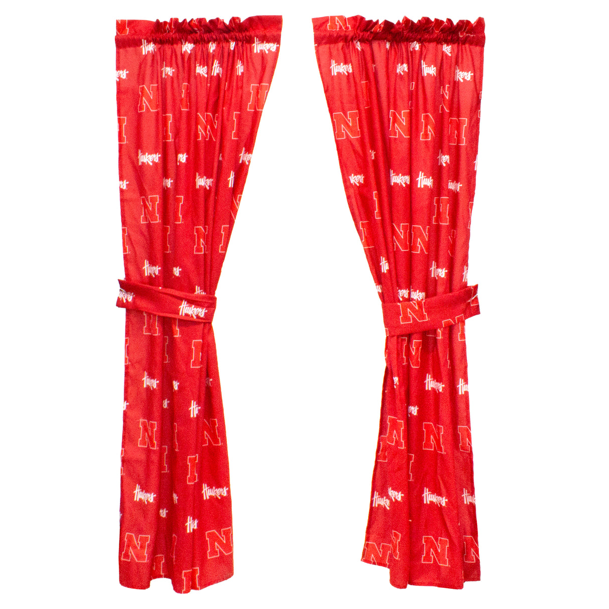 Nebraska Huskers Curtain Panels - 63" or 84"