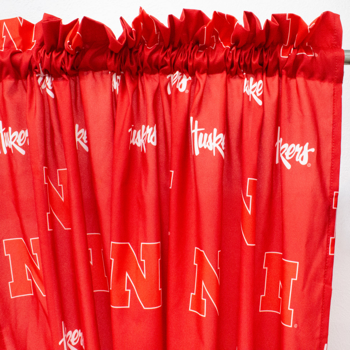 Nebraska Huskers Curtain Panels - 63" or 84"