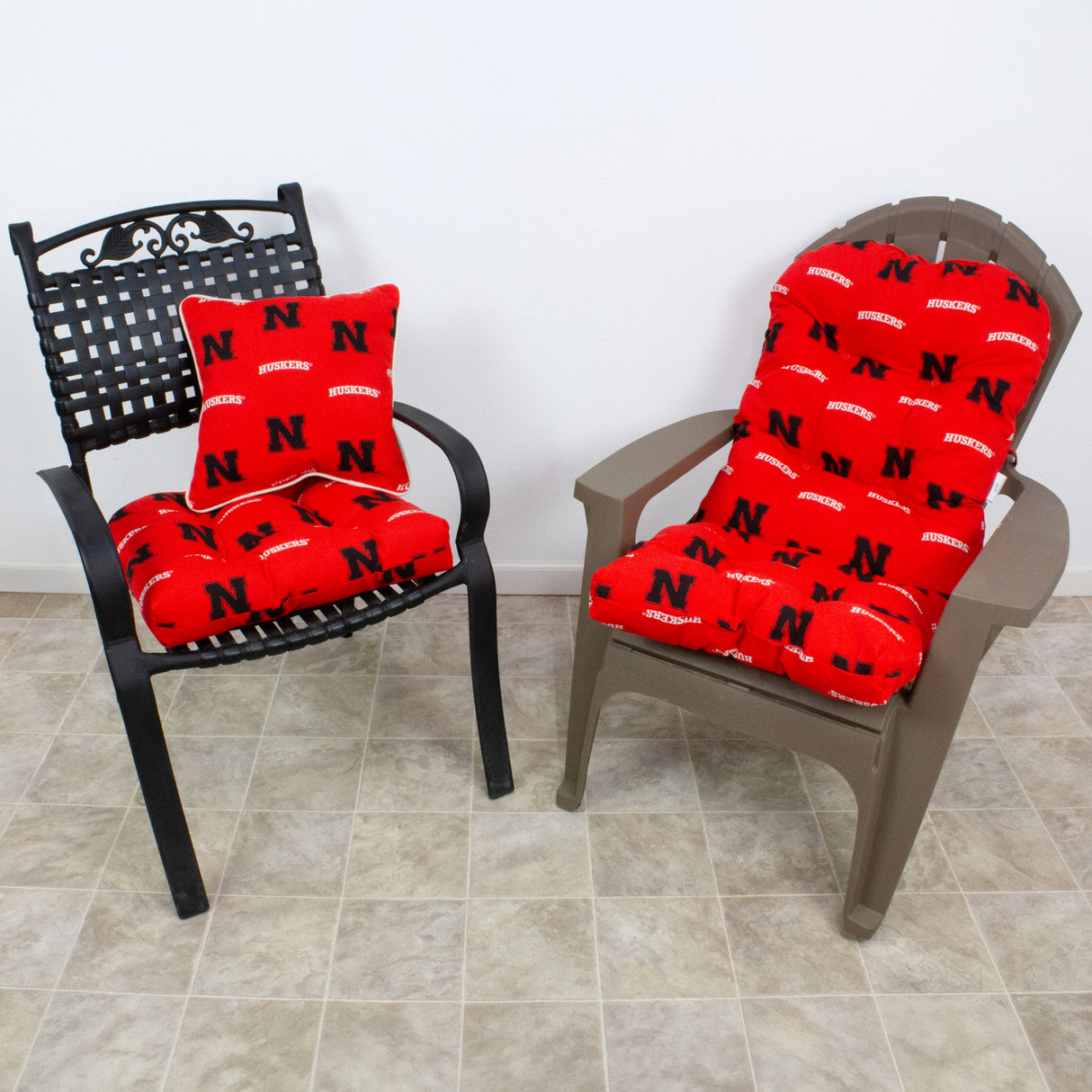 Nebraska Huskers Outdoor Decorative Pillow