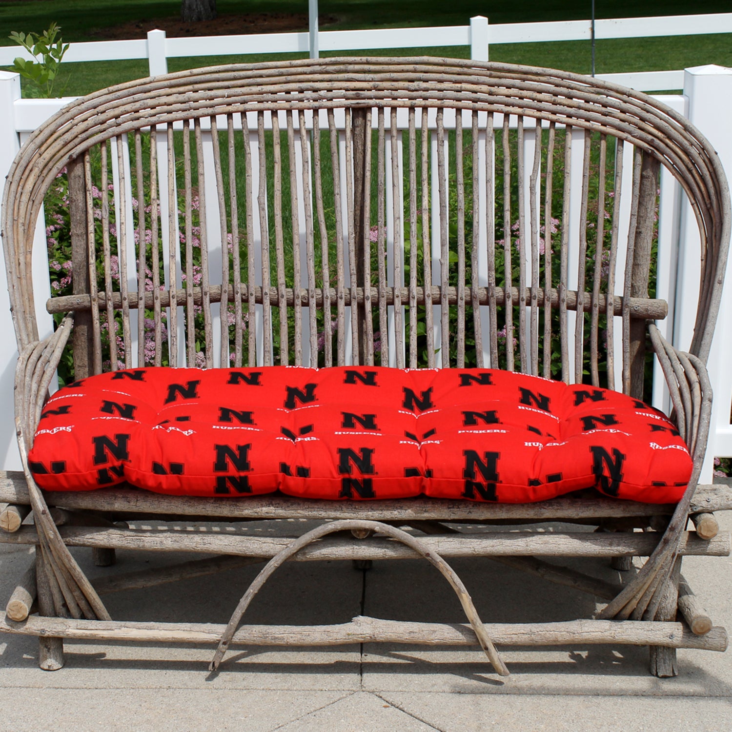 Nebraska Huskers Settee Cushion