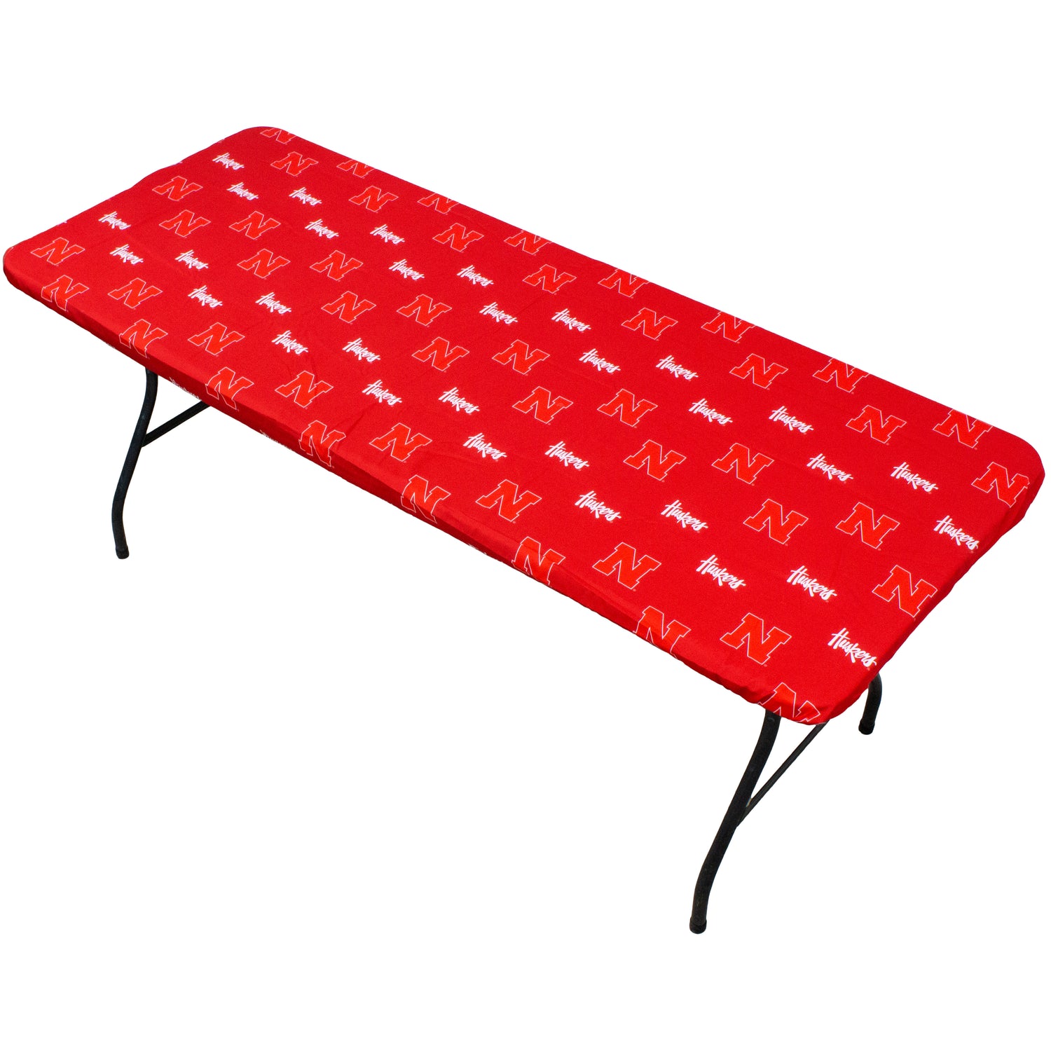 Nebraska Huskers Fitted Table Cover / Tablecloth:  3 Sizes Available