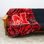 Nebraska Huskers Raschel Throw Blanket