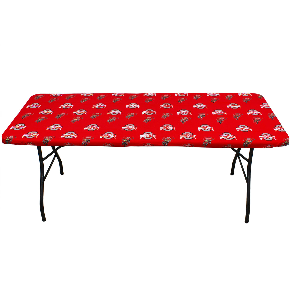 Ohio State Buckeyes Fitted Table Cover / Tablecloth:  3 Sizes Available