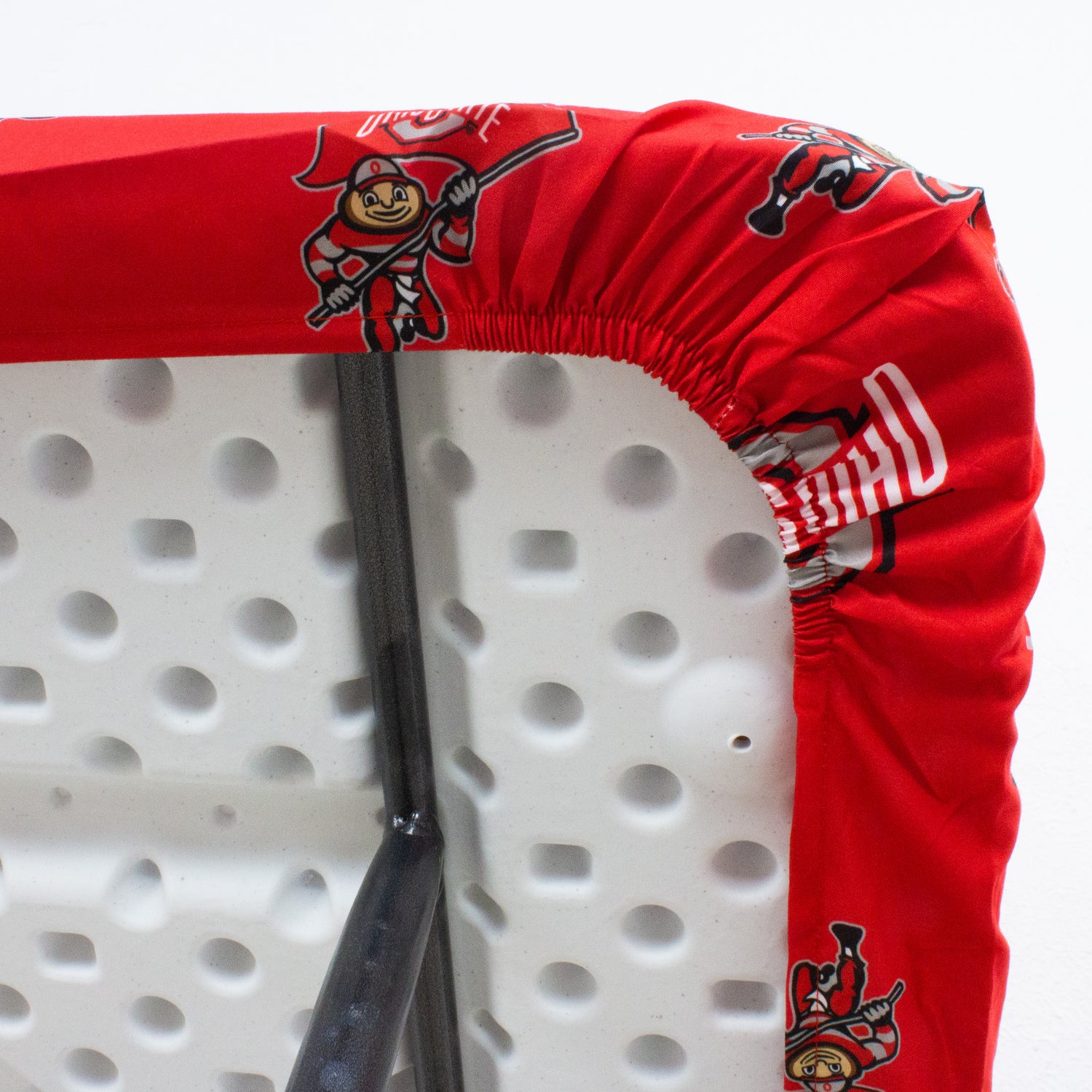 Ohio State Buckeyes Fitted Table Cover / Tablecloth:  3 Sizes Available