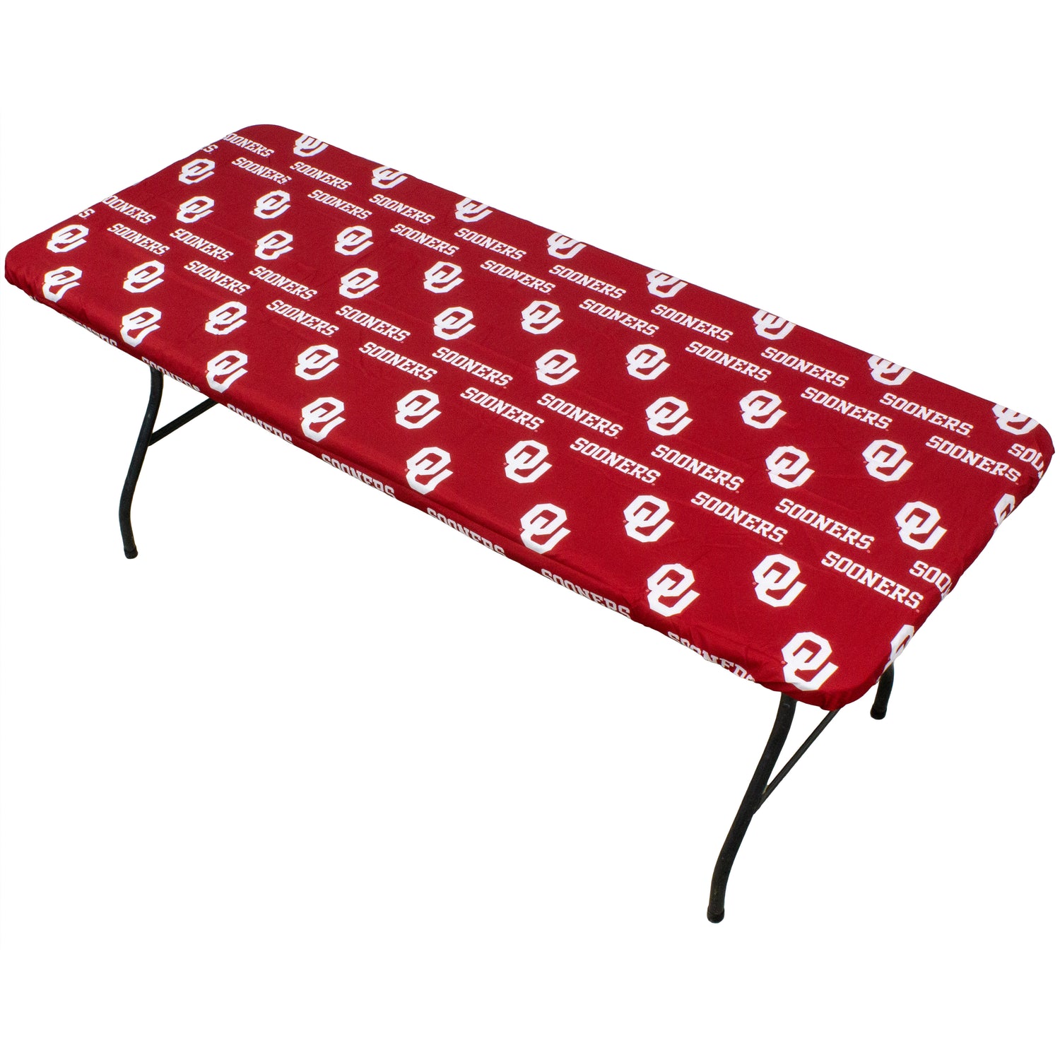 Oklahoma Sooners Fitted Table Cover / Tablecloth:  3 Sizes Available