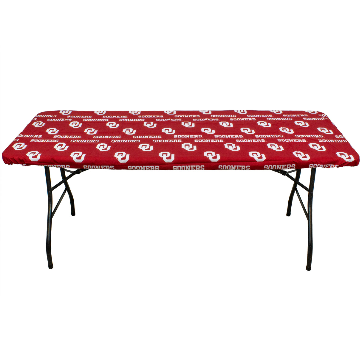Oklahoma Sooners Fitted Table Cover / Tablecloth:  3 Sizes Available