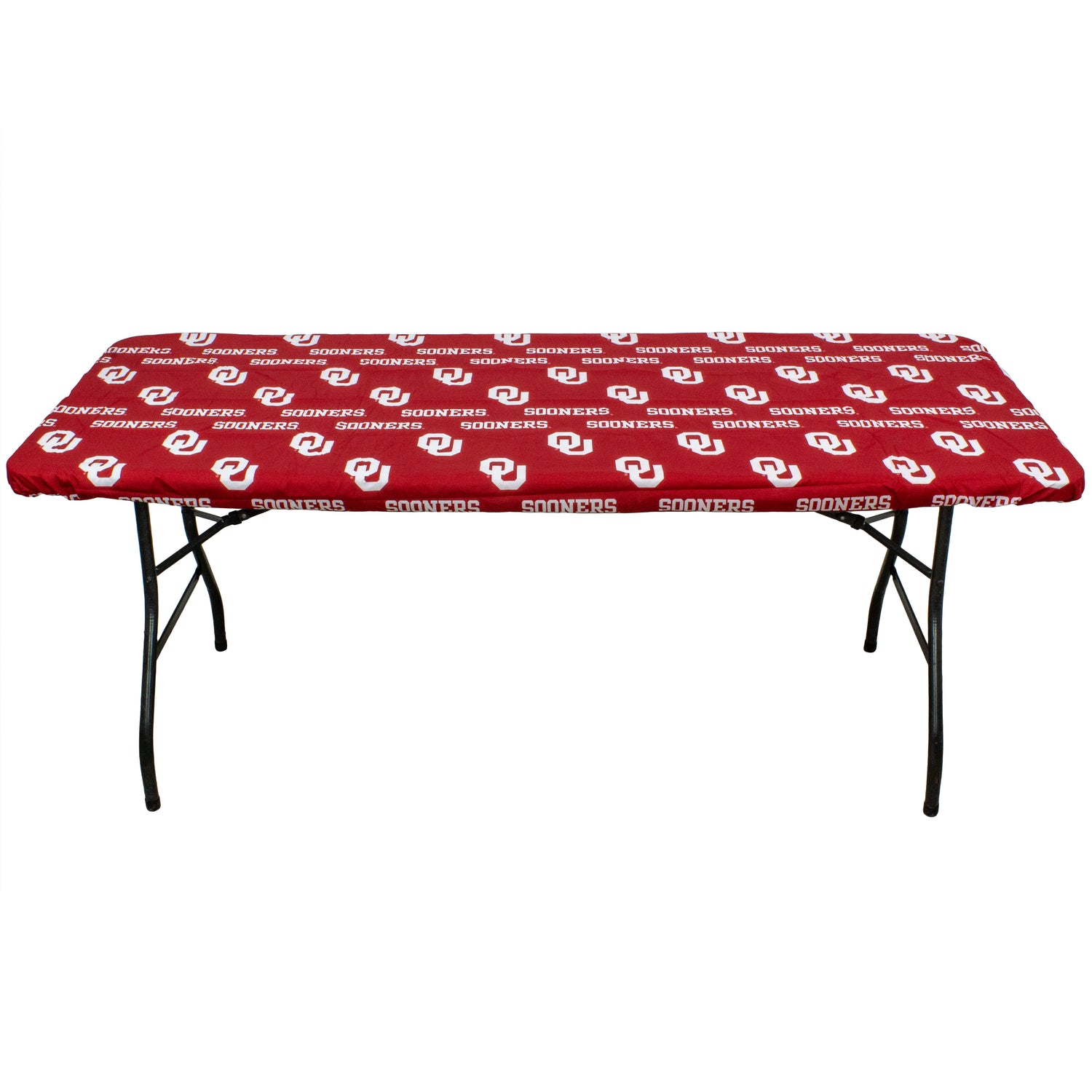 Oklahoma Sooners Fitted Table Cover / Tablecloth:  3 Sizes Available