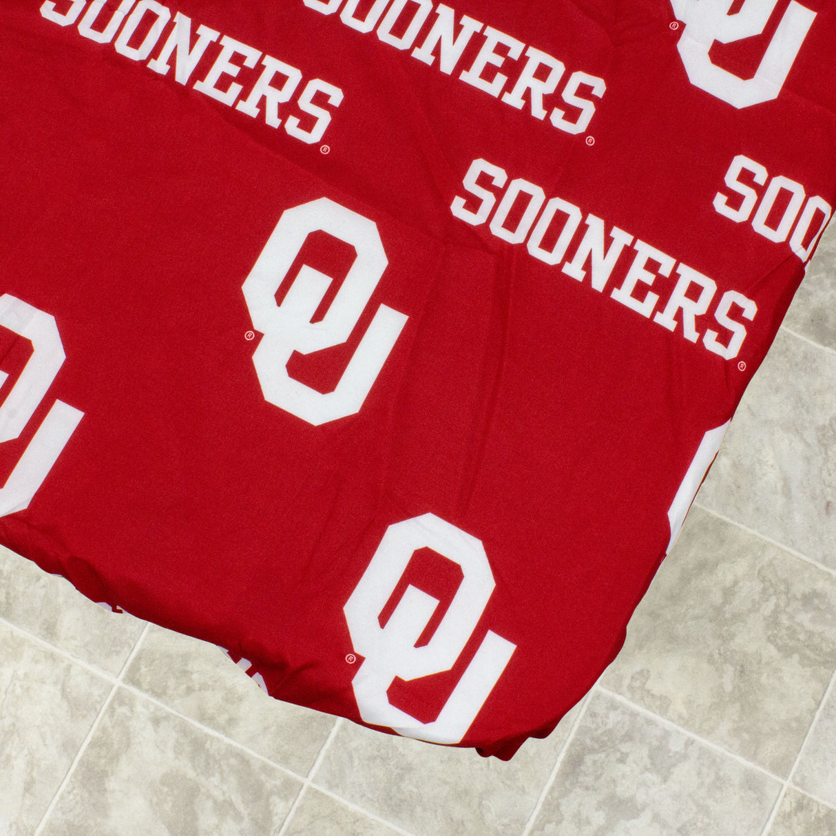 Oklahoma Sooners Fitted Table Cover / Tablecloth:  3 Sizes Available