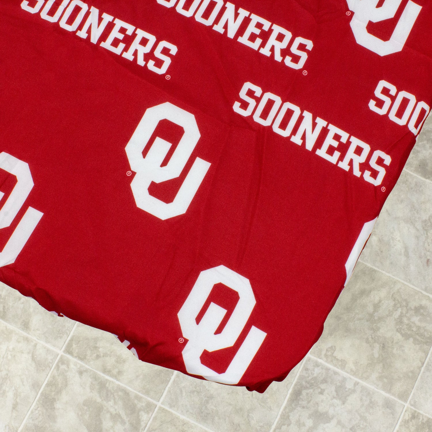 Oklahoma Sooners Fitted Table Cover / Tablecloth:  3 Sizes Available