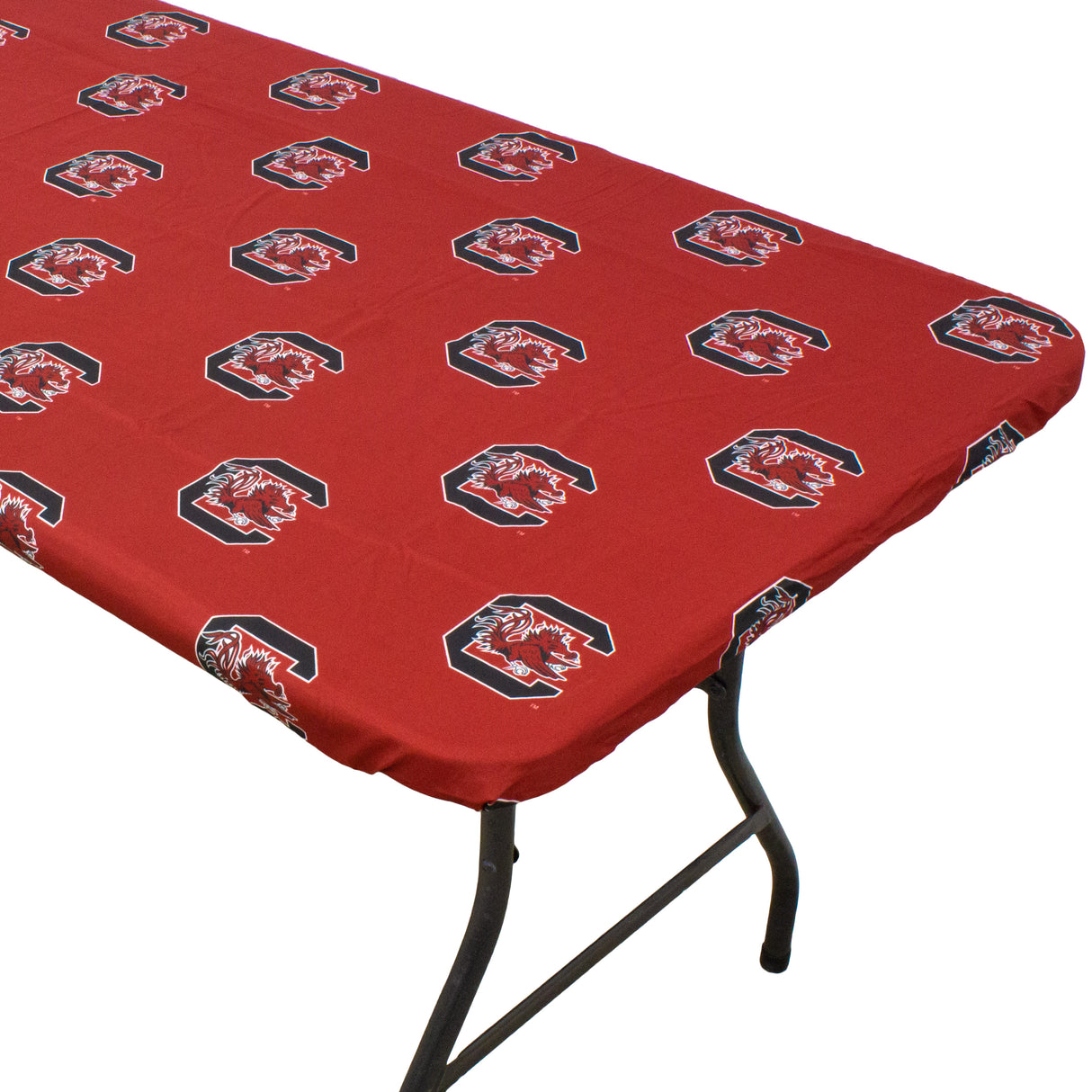 South Carolina Gamecocks Fitted Table Cover / Tablecloth:  3 Sizes Available