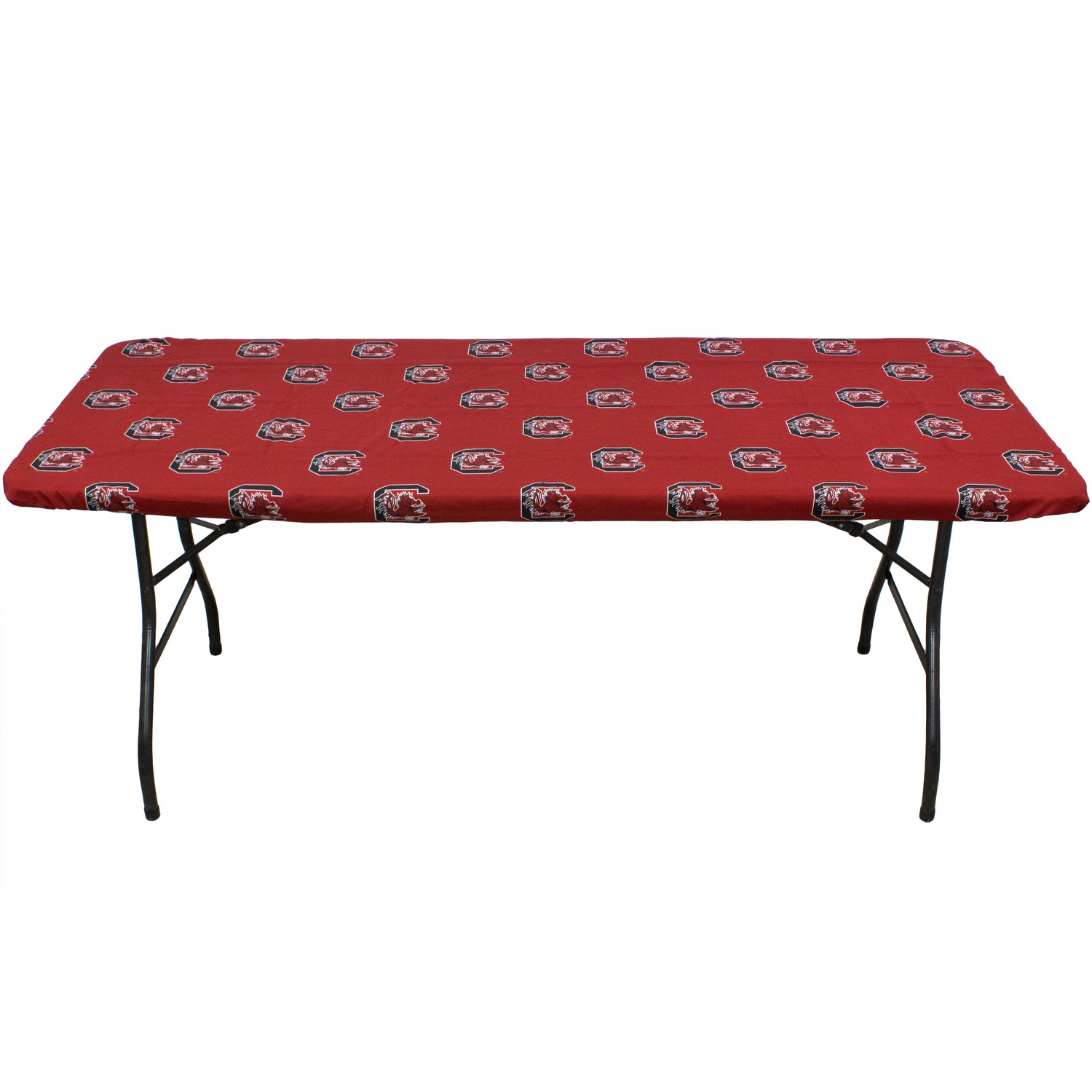 South Carolina Gamecocks Fitted Table Cover / Tablecloth:  3 Sizes Available
