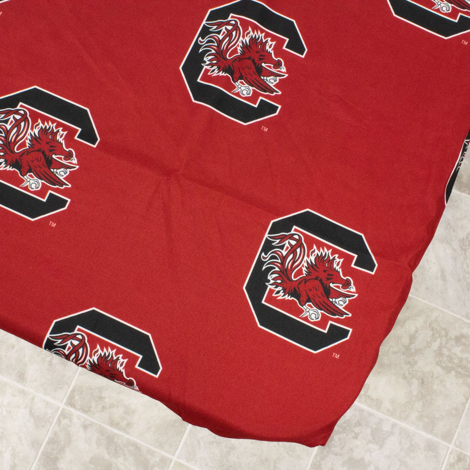 South Carolina Gamecocks Fitted Table Cover / Tablecloth:  3 Sizes Available