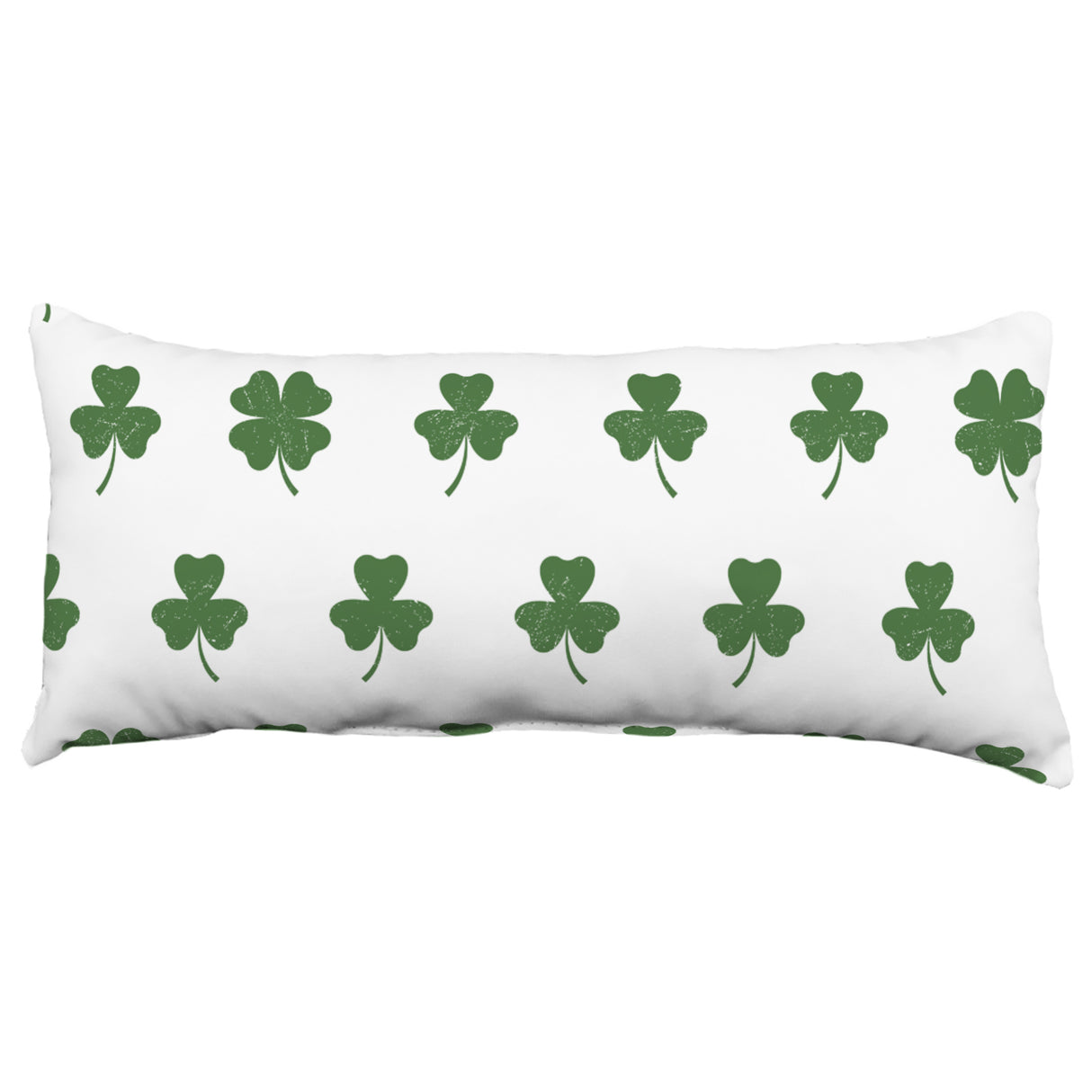 Distressed Clovers Decorative Pillow, 2 Sizes, Made in the USA