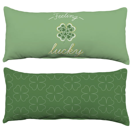 Feeling Lucky Decorative Pillow, 2 Sizes, Made in the USA