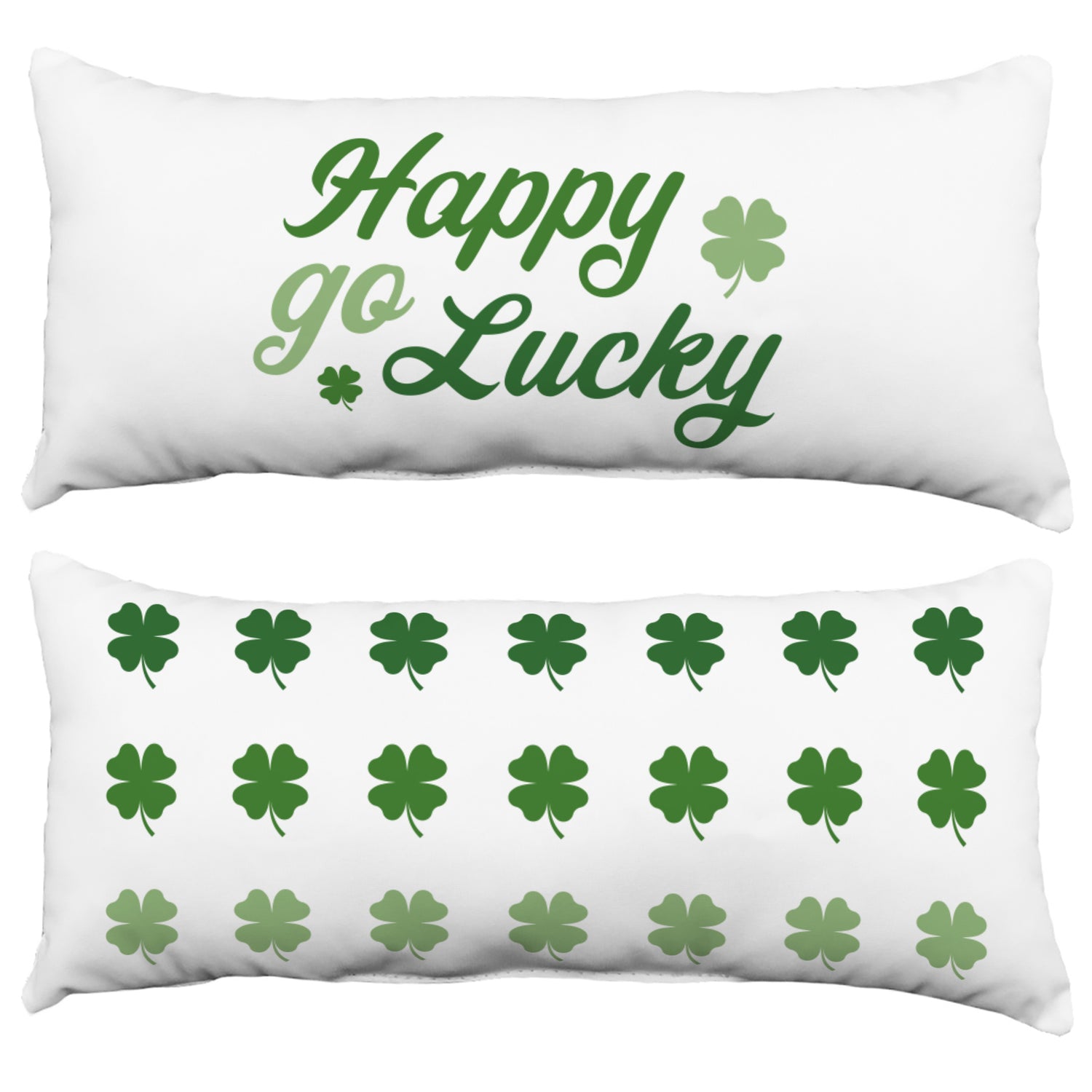 Happy Go Lucky Decorative Pillow, 2 Sizes, Made in the USA