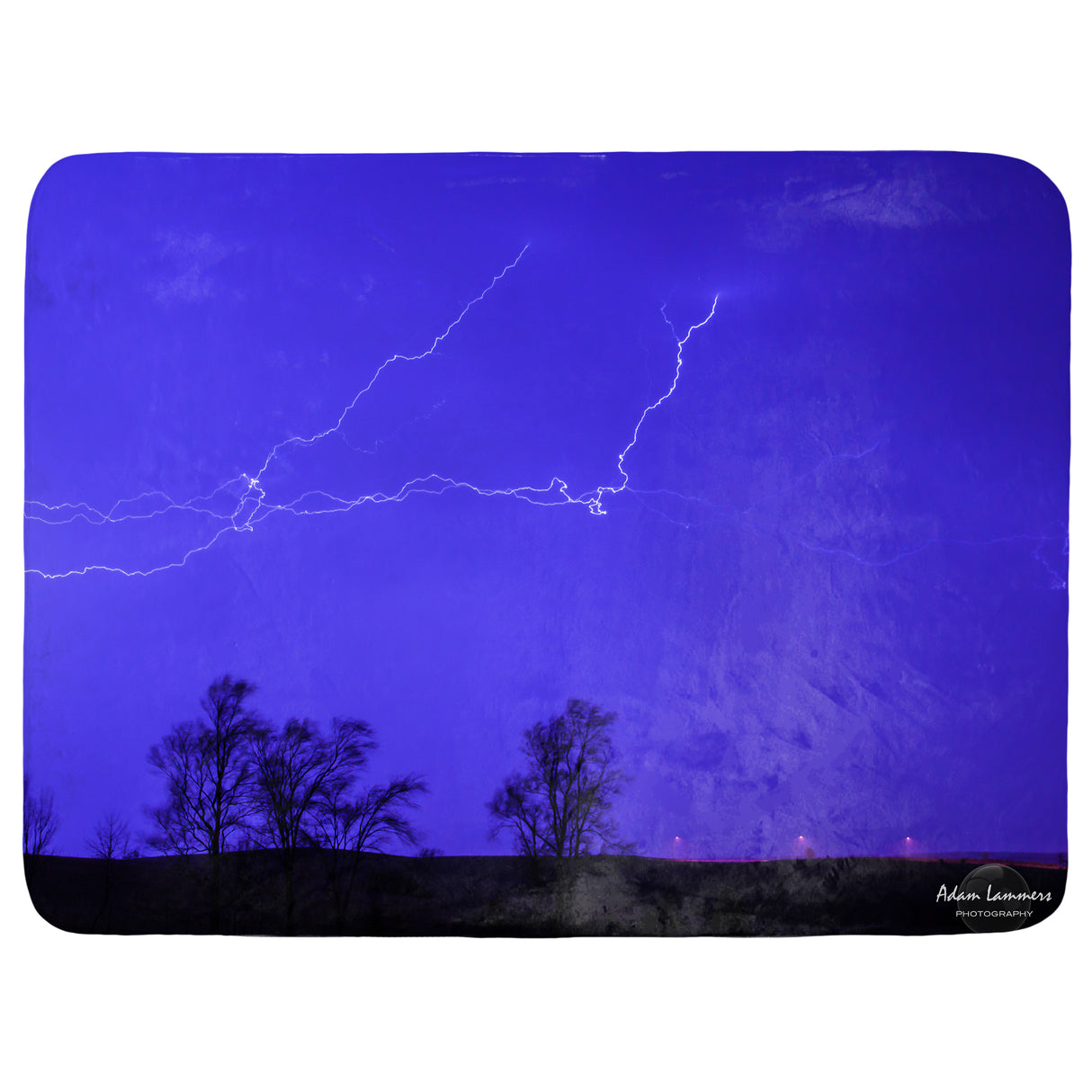 Lightning Throw Blanket