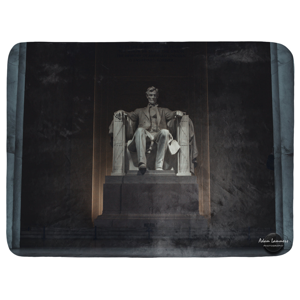 Lincoln Memorial Throw Blanket