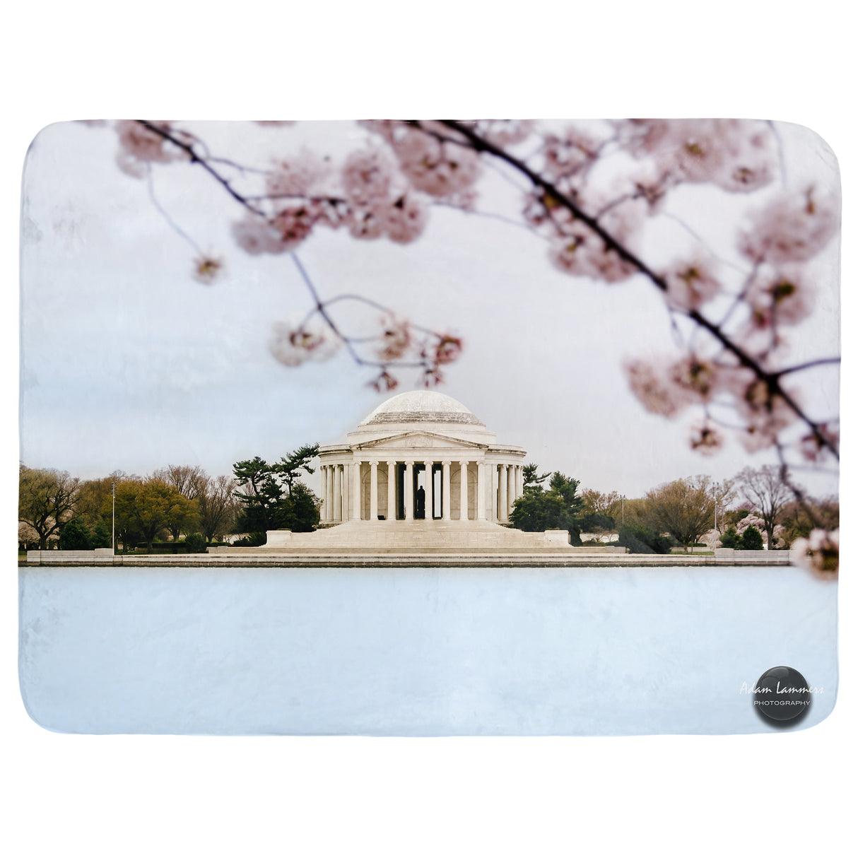 Thomas Jefferson Memorial Throw Blanket