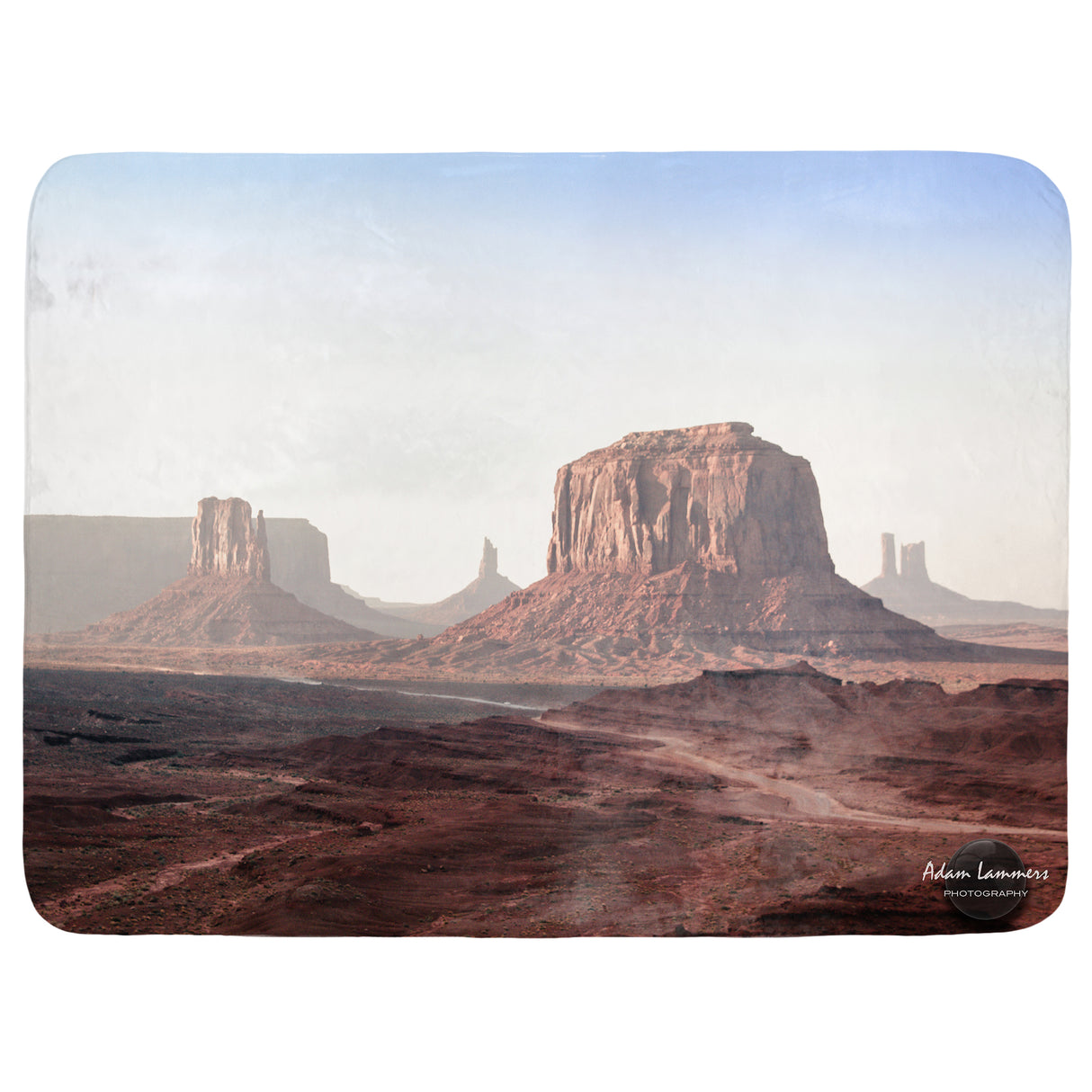 Monument Valley Throw Blanket