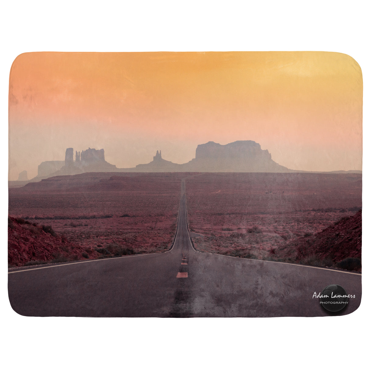 Monument Valley Throw Blanket