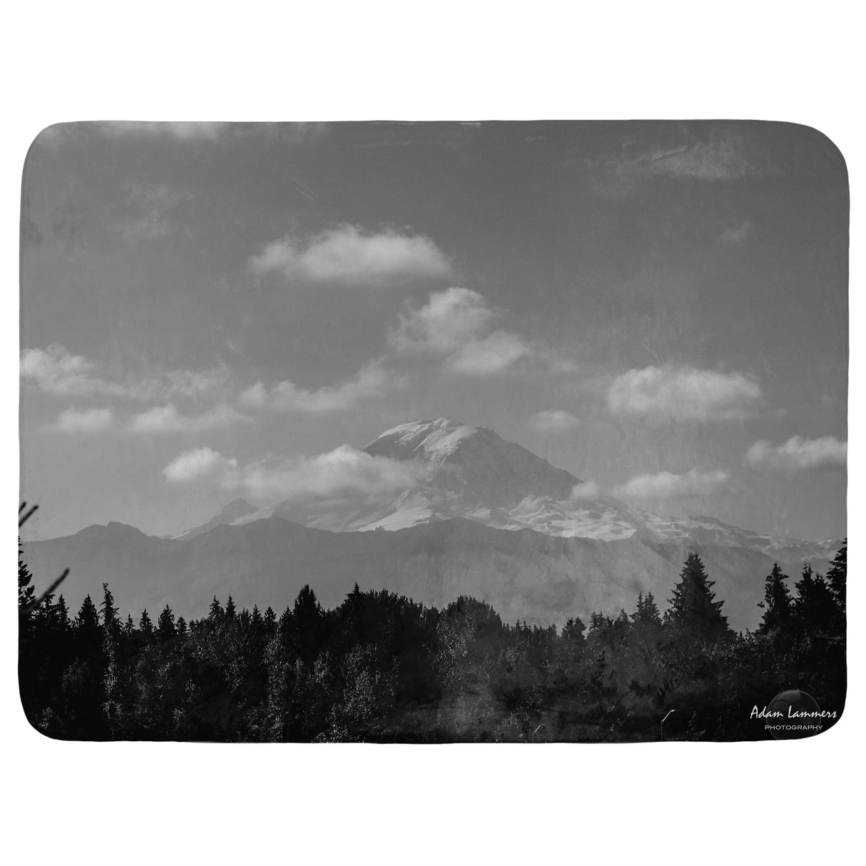 Mount Rainier Throw Blanket