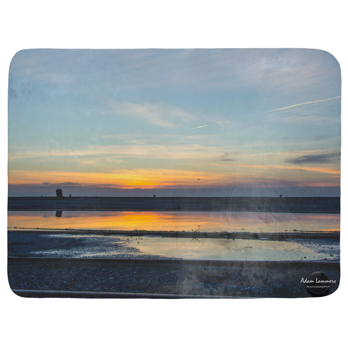 Reflecting Sunrise Throw Blanket