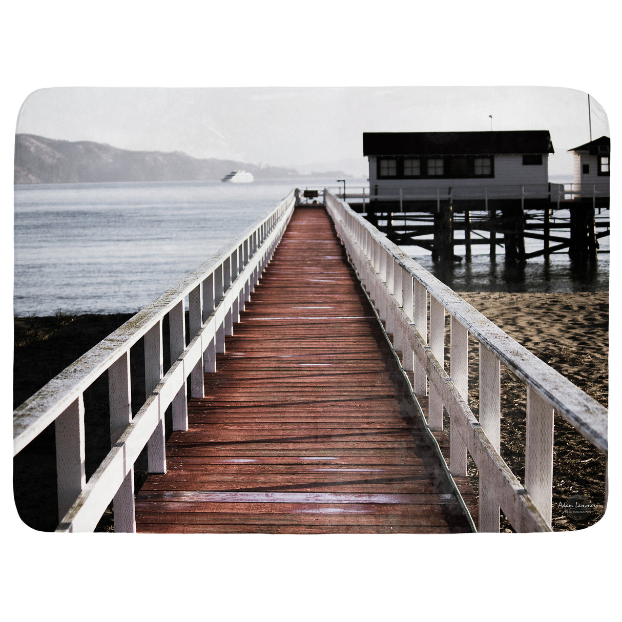 Crissy Field Beach, San Francisco, California Throw Blanket