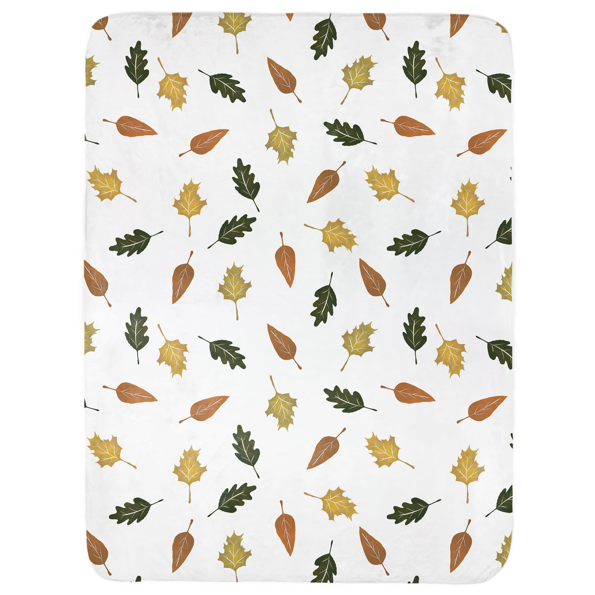 Fall Leaves Throw Blanket