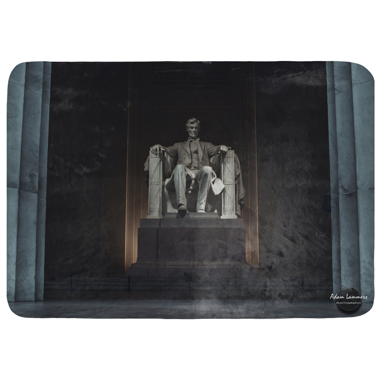 Lincoln Memorial Throw Blanket