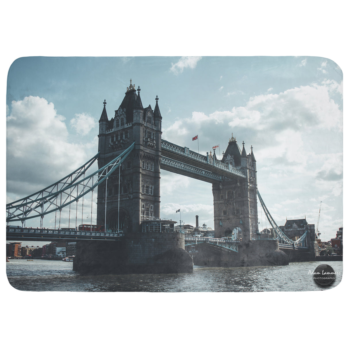 Tower Bridge in London Throw Blanket
