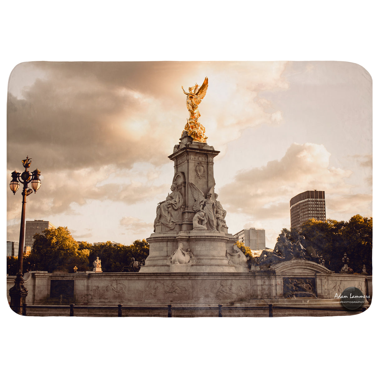 Victoria Memorial, London, England Throw Blanket