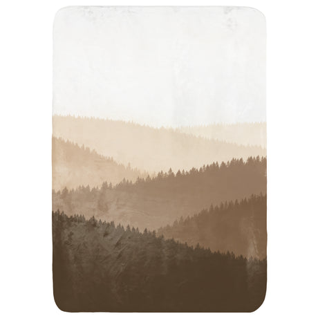 Distant Hills Throw Blanket