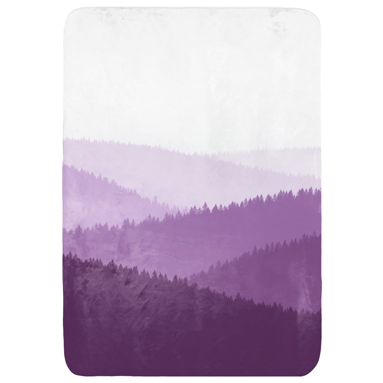Distant Hills Throw Blanket