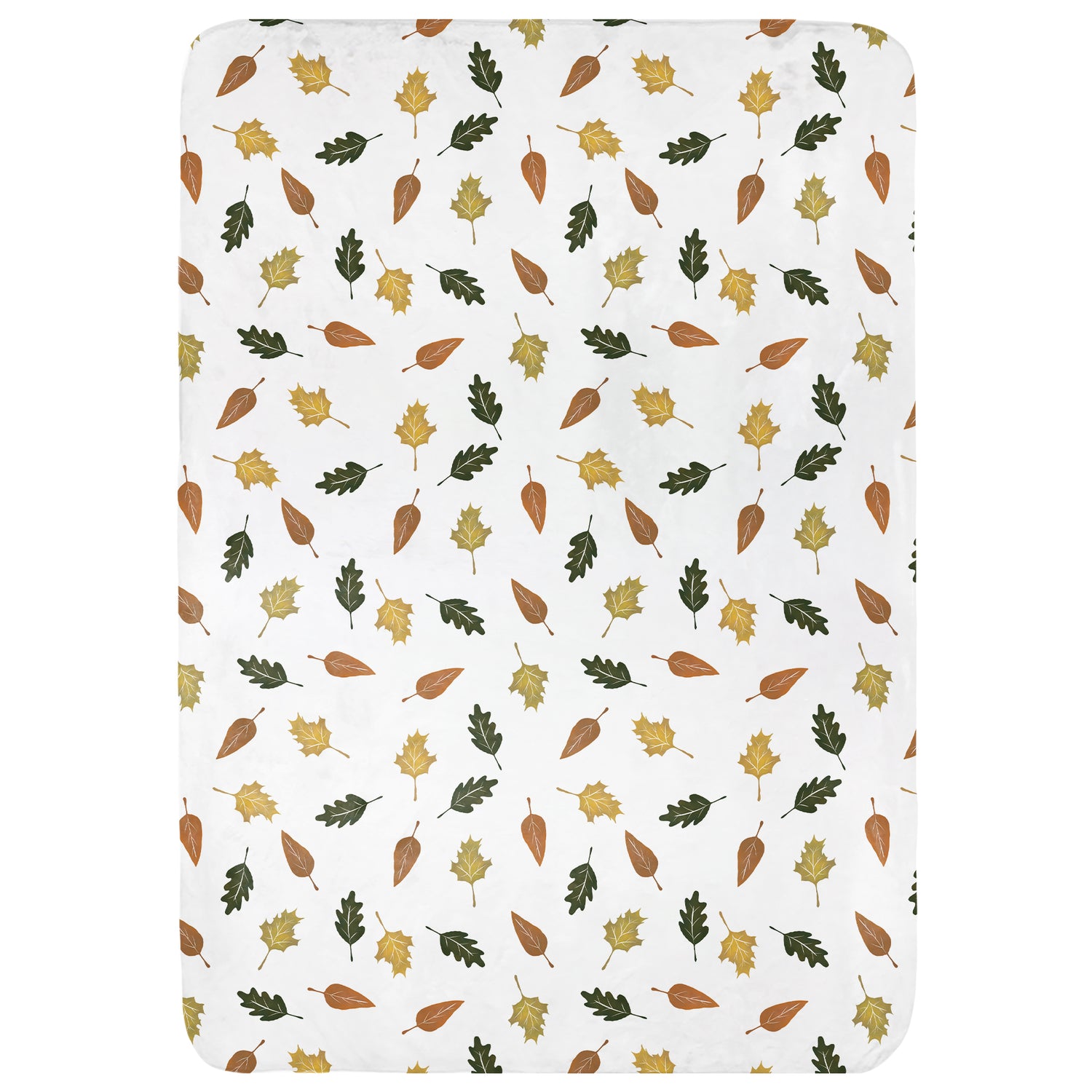 Fall Leaves Throw Blanket