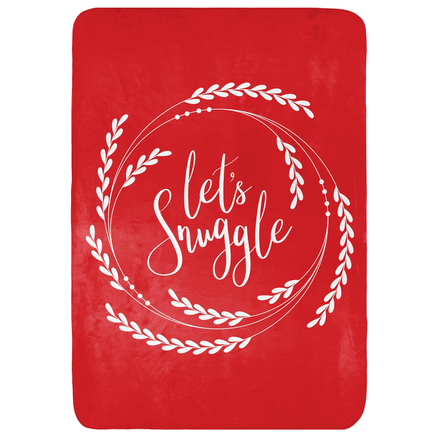 Let's Snuggle Throw Blanket