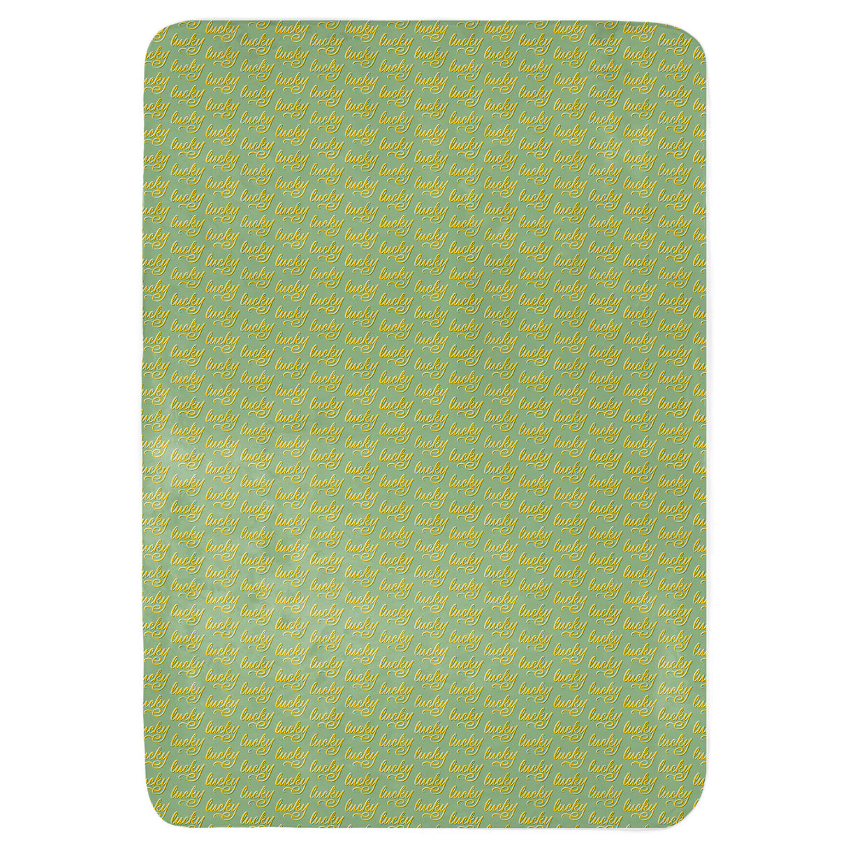 Lucky Pattern Throw Blanket