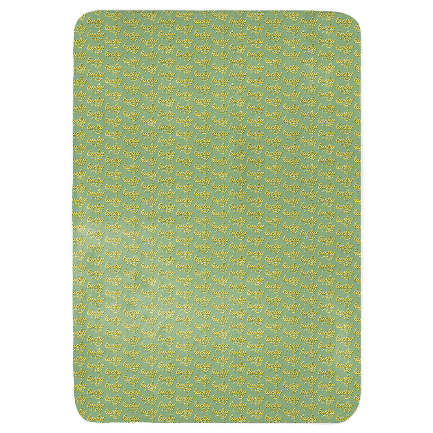Lucky Pattern Throw Blanket