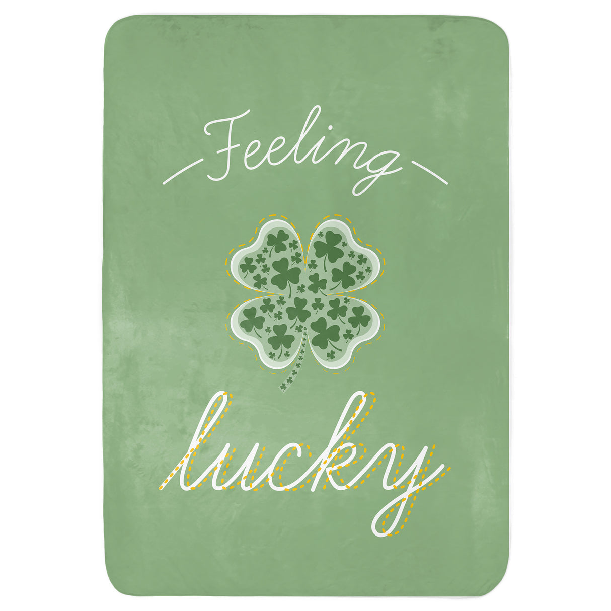 Feeling Lucky Throw Blanket