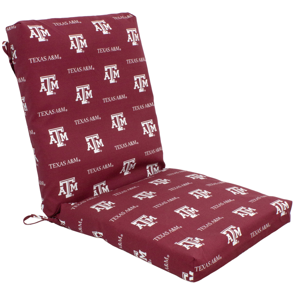 Texas A&M Aggies Two Piece Chair Cushion