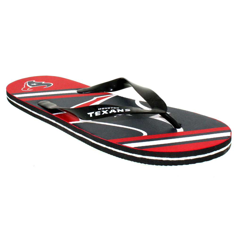 Houston Texans FOCO Big Logo Flip Flops
